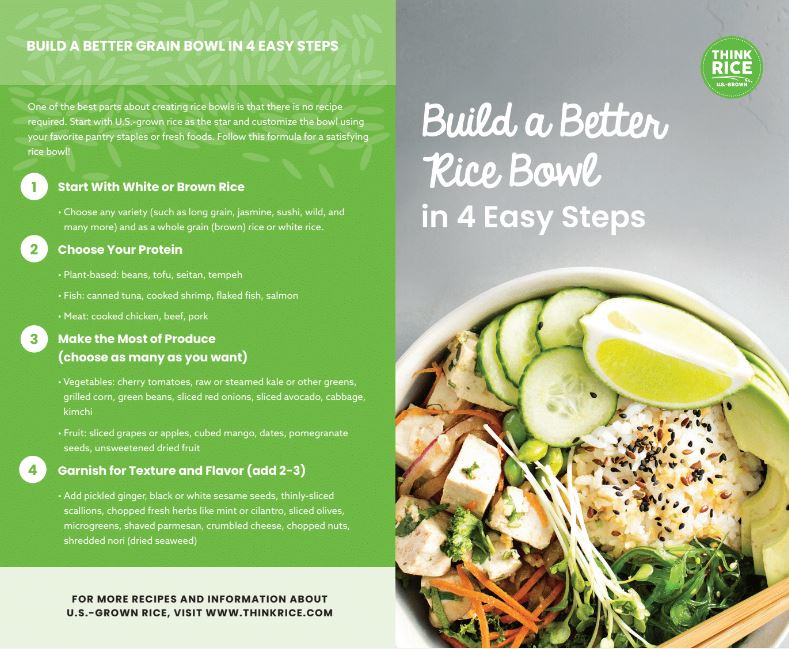 Build a Better Rice Bowl Brochure