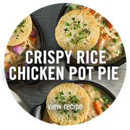 Click to view Crispy Rice Chicken Pot Pie