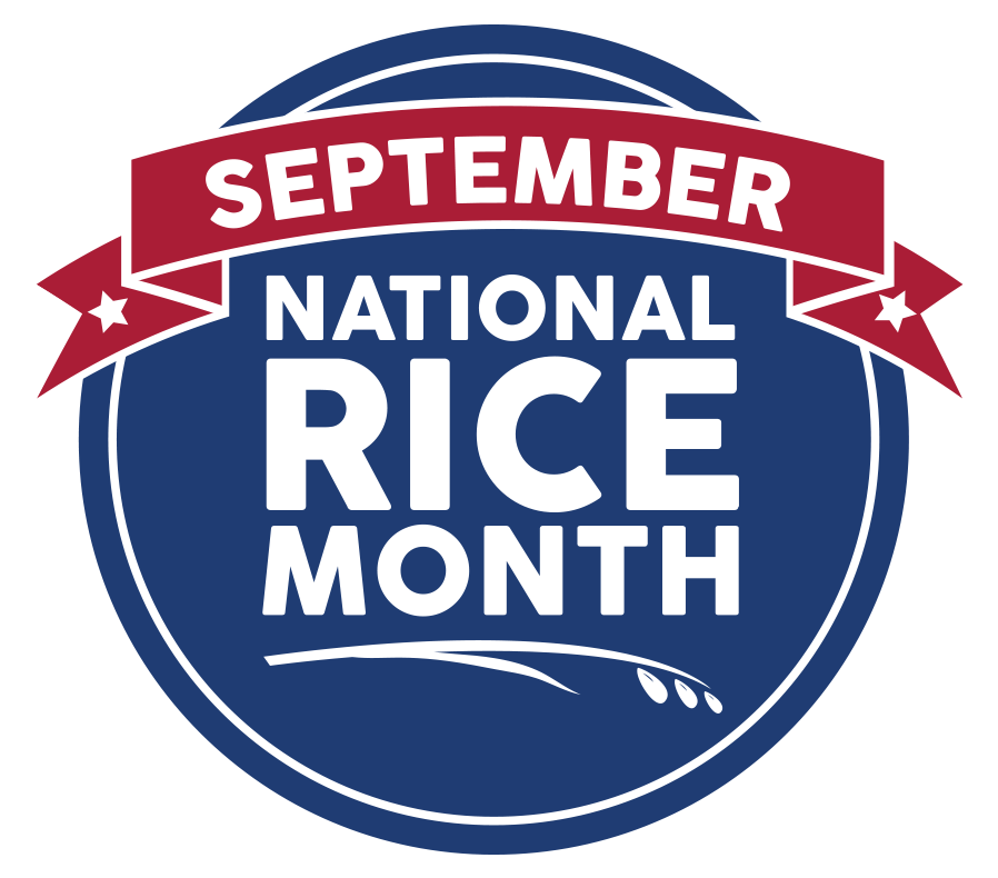 September National Rice Month Logo