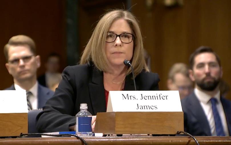 Jennifer James delivers testimony at Senate Ag hearing