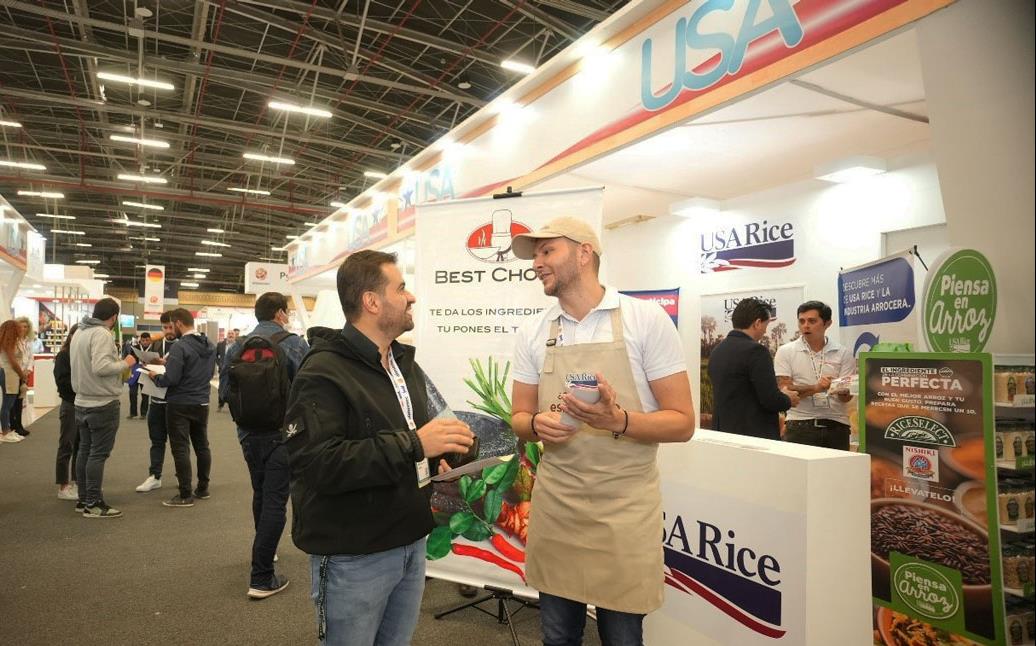 2022-Alimentec-Fair, USAR booth illustrates how USDA funding impacts export markets