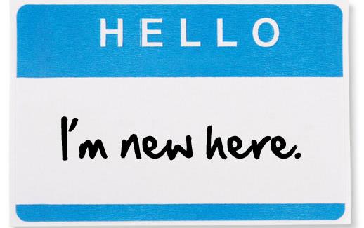 Nametag that reads:  Hello I