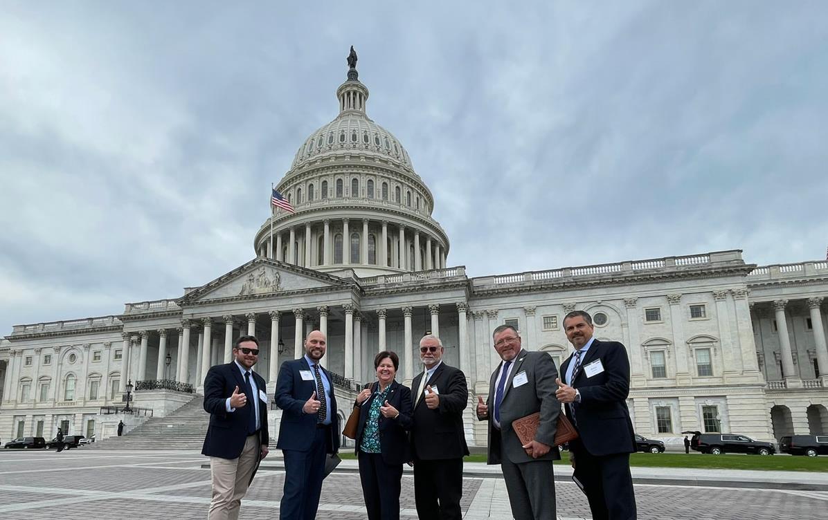 TX-Delegation gives a thumbs up on-Capitol-Hill-during-2024-Nov-Fly-In