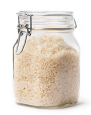 rice-container-2 Rice grains in a sealed container.